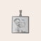 Ketting met vierkante hanger Ketting met vierkante hanger
