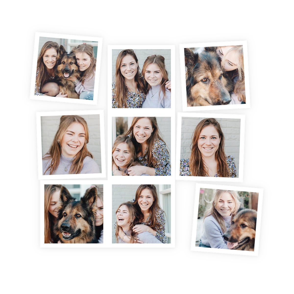 Fotomagnesy - 7x7 cm - 9 szt