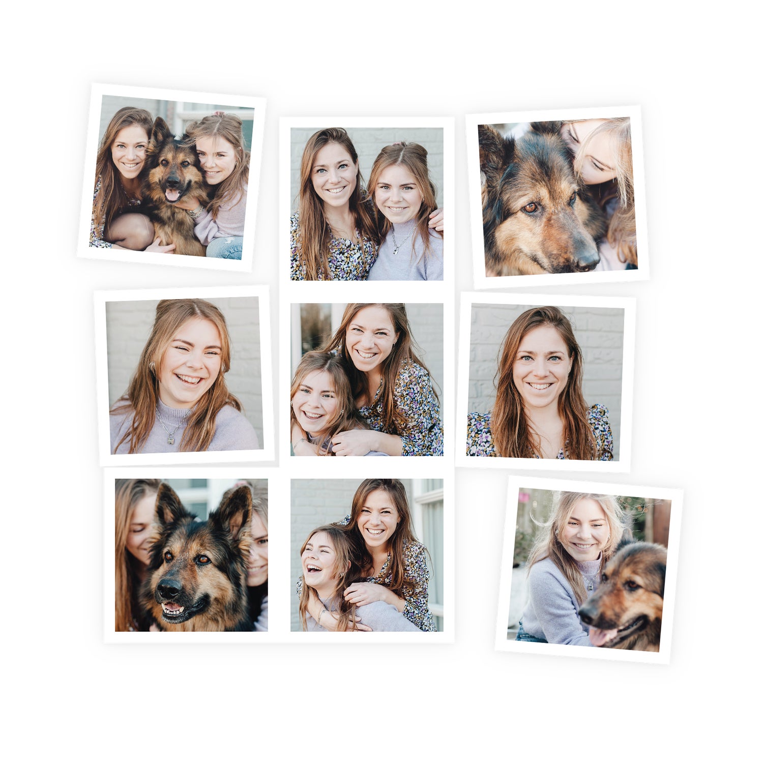 Fotomagnesy - 7x7 cm - 9 szt