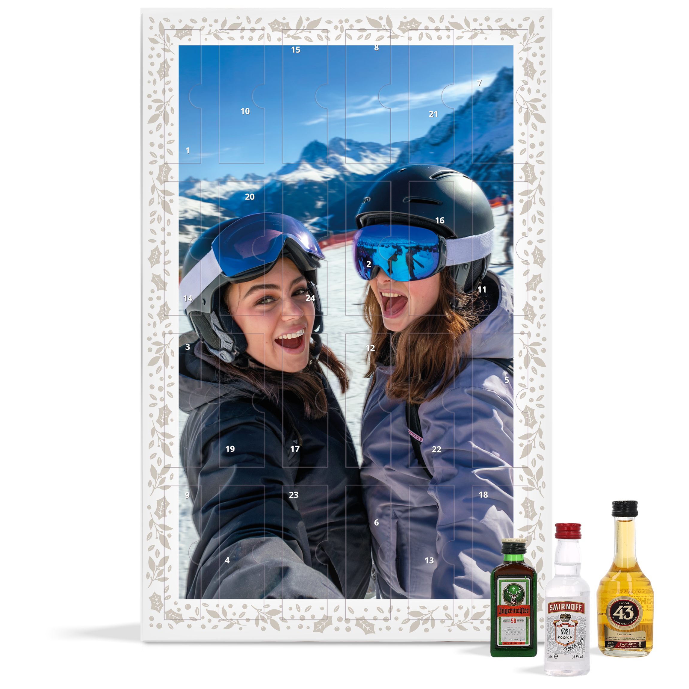 Personalised Mini Liquor Advent Calendar