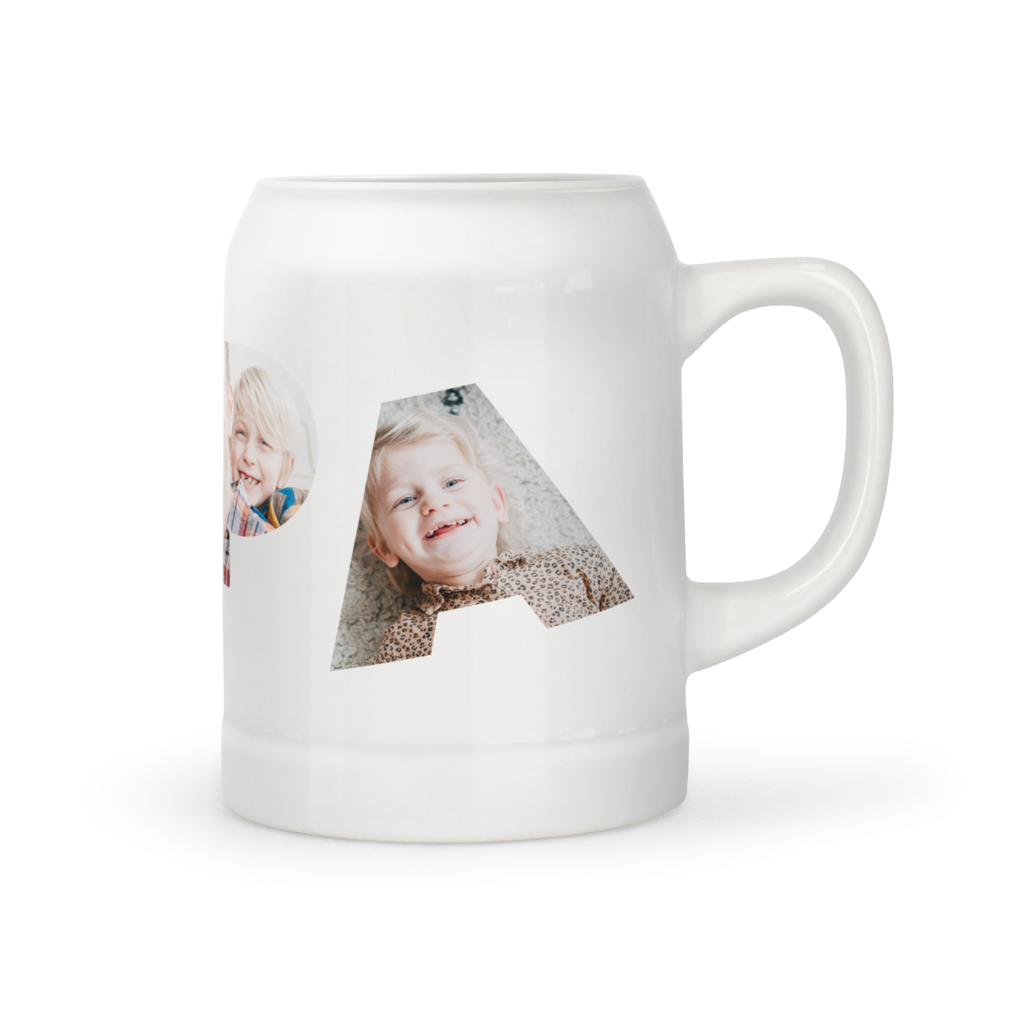 Chope de bière personnalisé photo