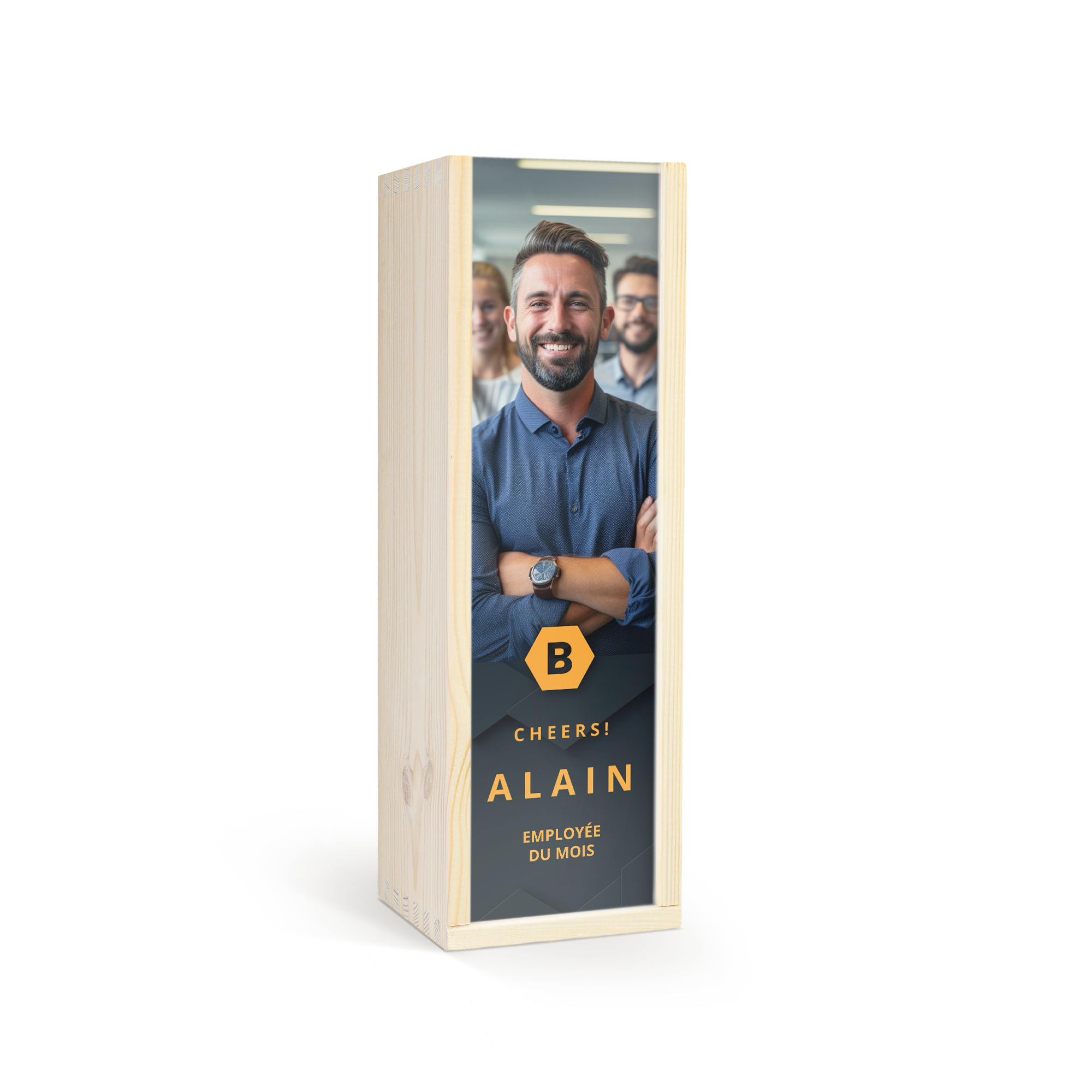 Caisse de vin personnalisée