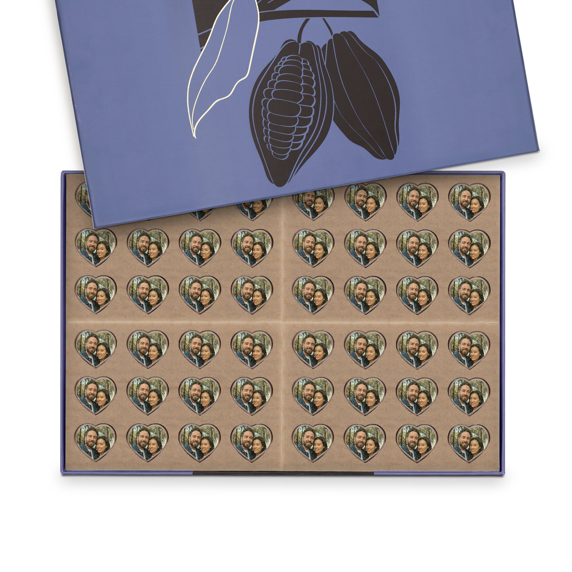Chokolade hjerter med billede