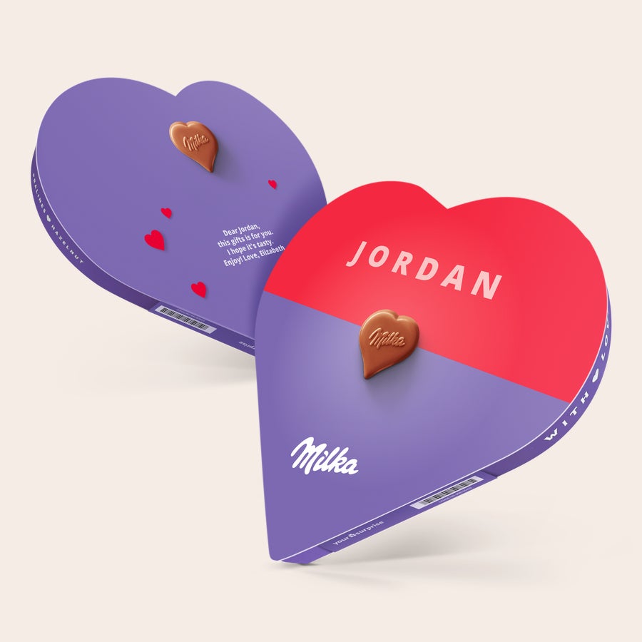 Milka chocolate heart Milka chocolate heart