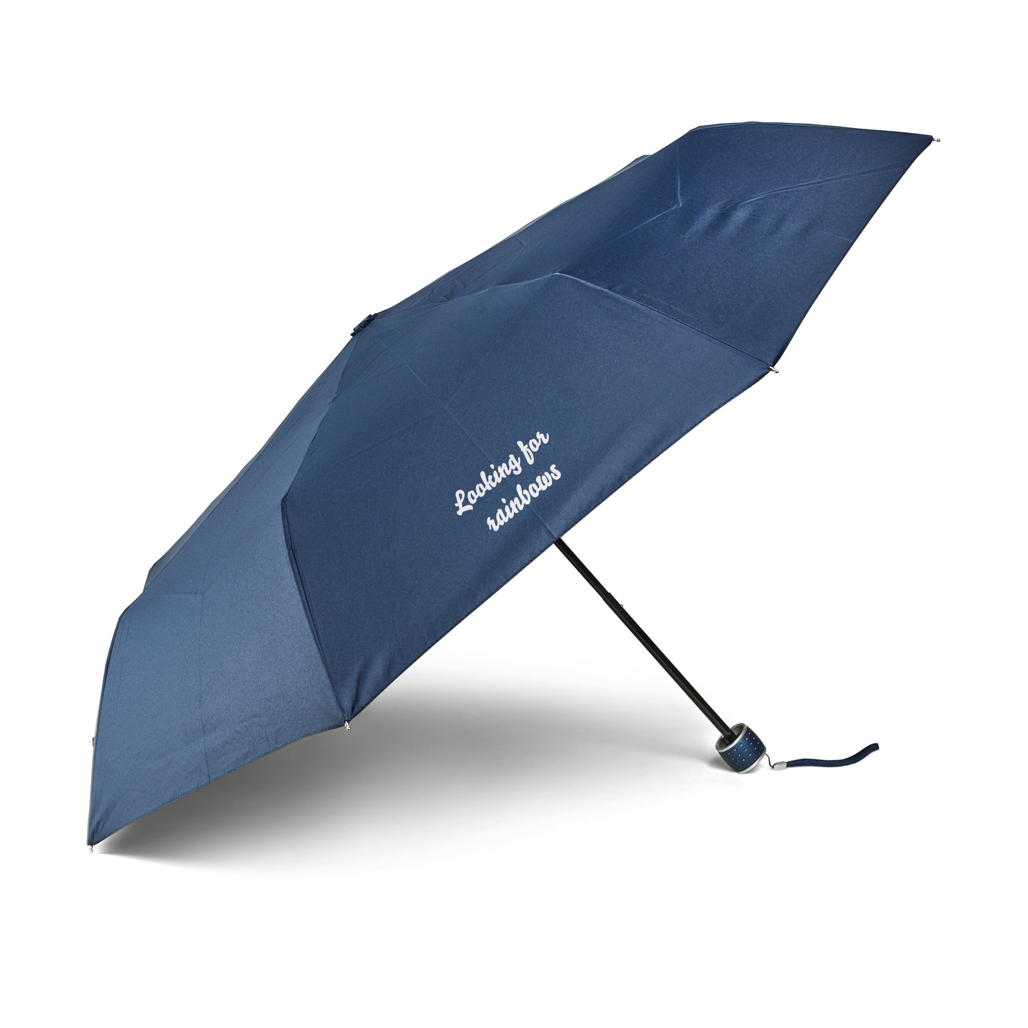 Opvouwbare paraplu bedrukken - Donkerblauw