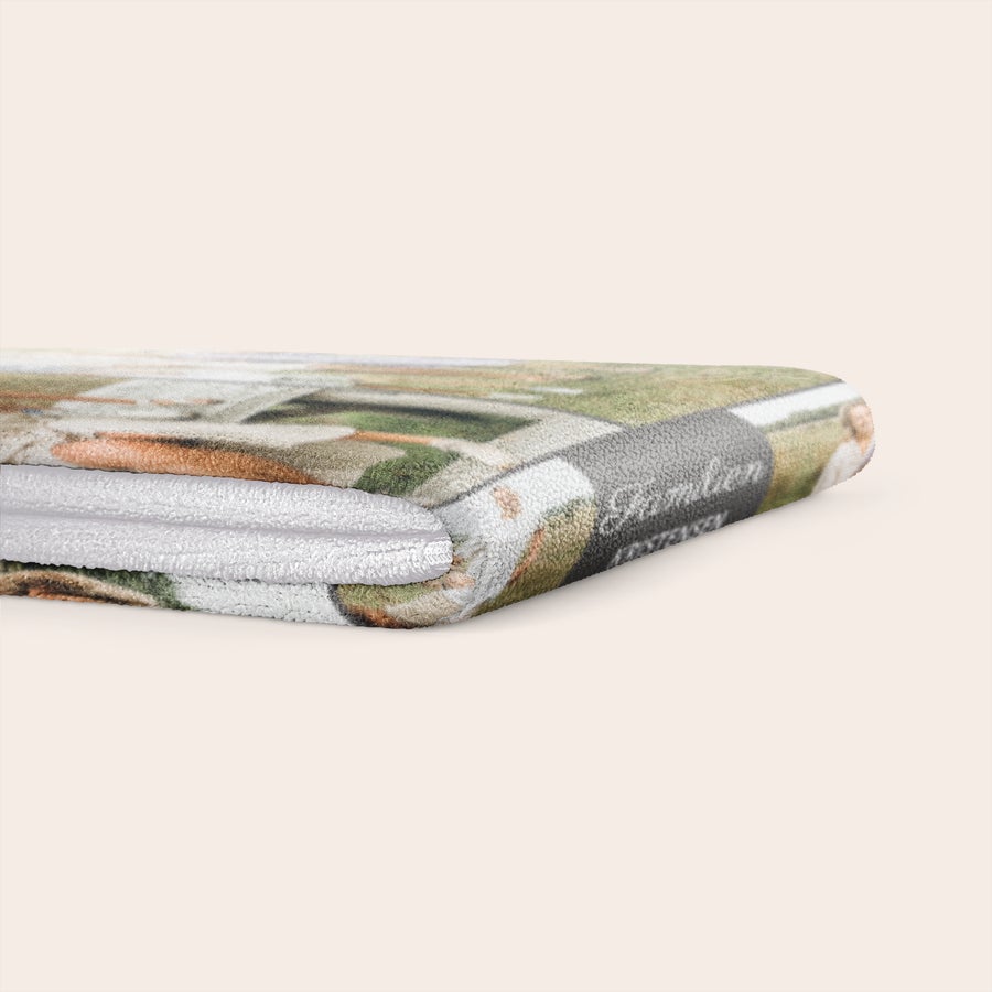 Håndklæde med heldækkende print Håndklæde med heldækkende print