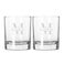 Engraved whiskey glass - 2 pieces