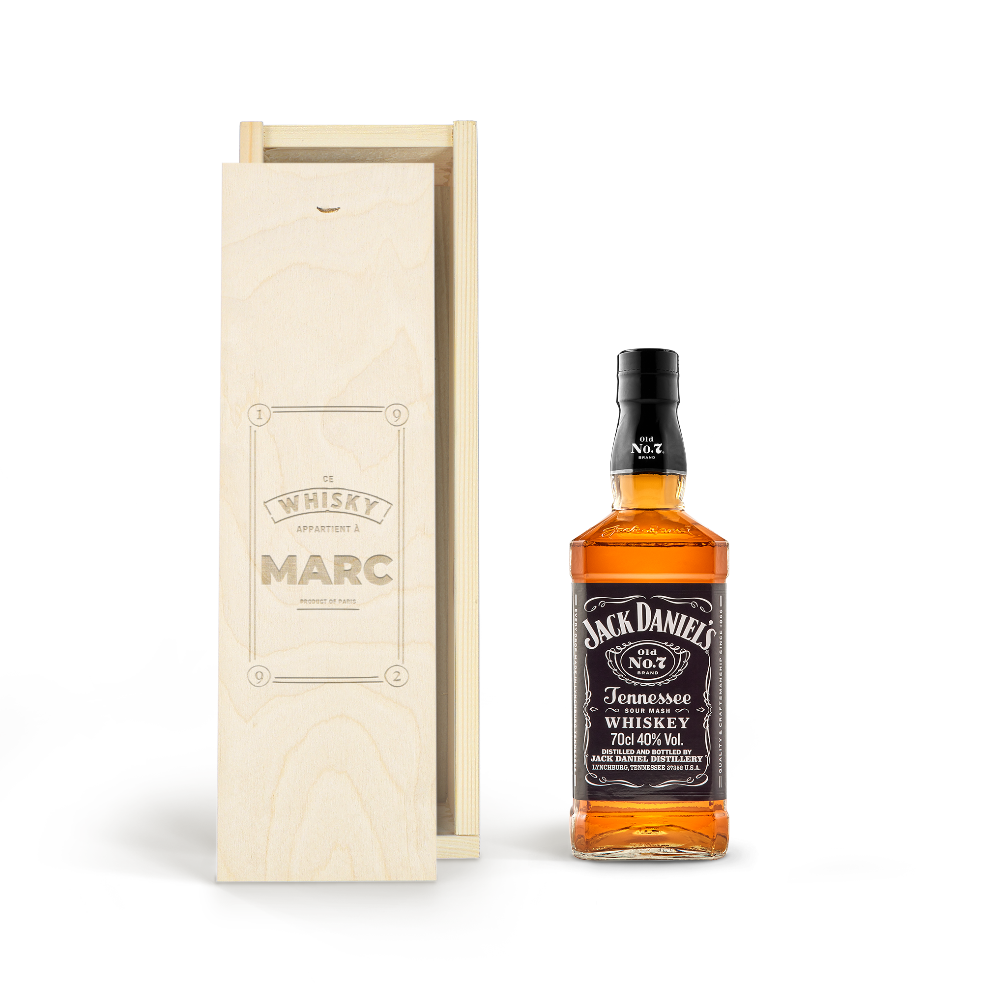 Coffret whisky personnalisé - Jack Daniels