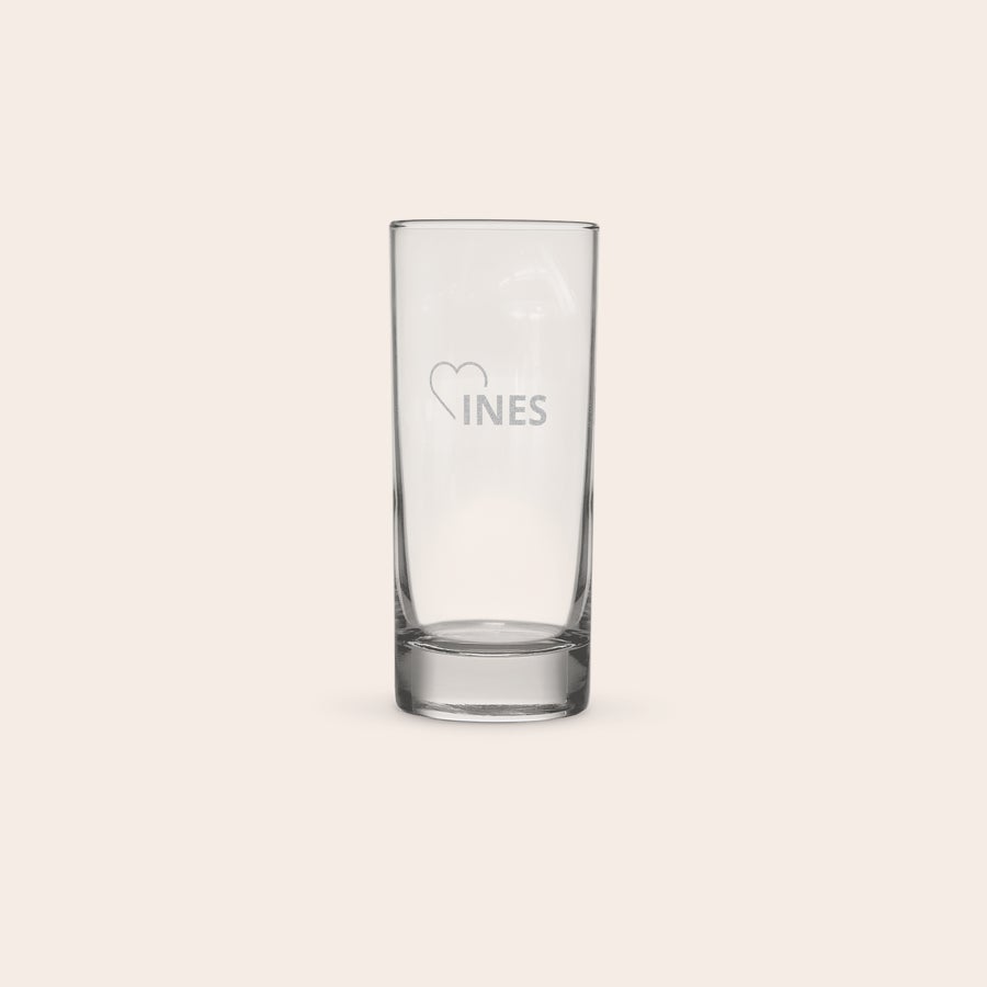 Longdrinkglas mit Gravur Longdrinkglas mit Gravur
