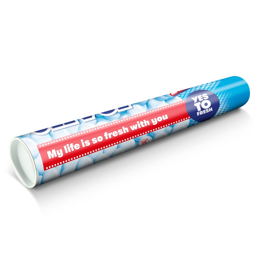 Personalised XXL Mentos Roll