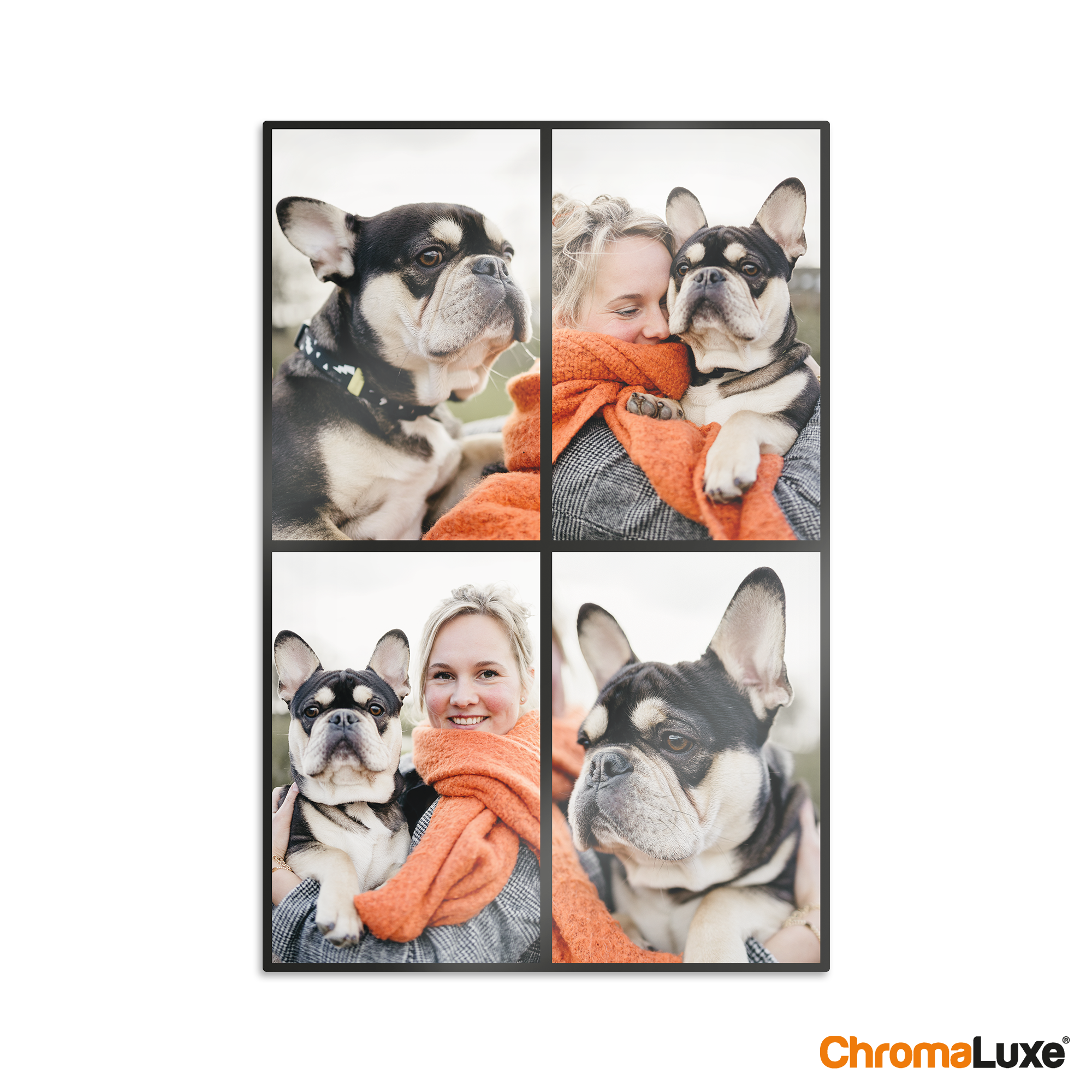 Instagram Collage auf Aluminium