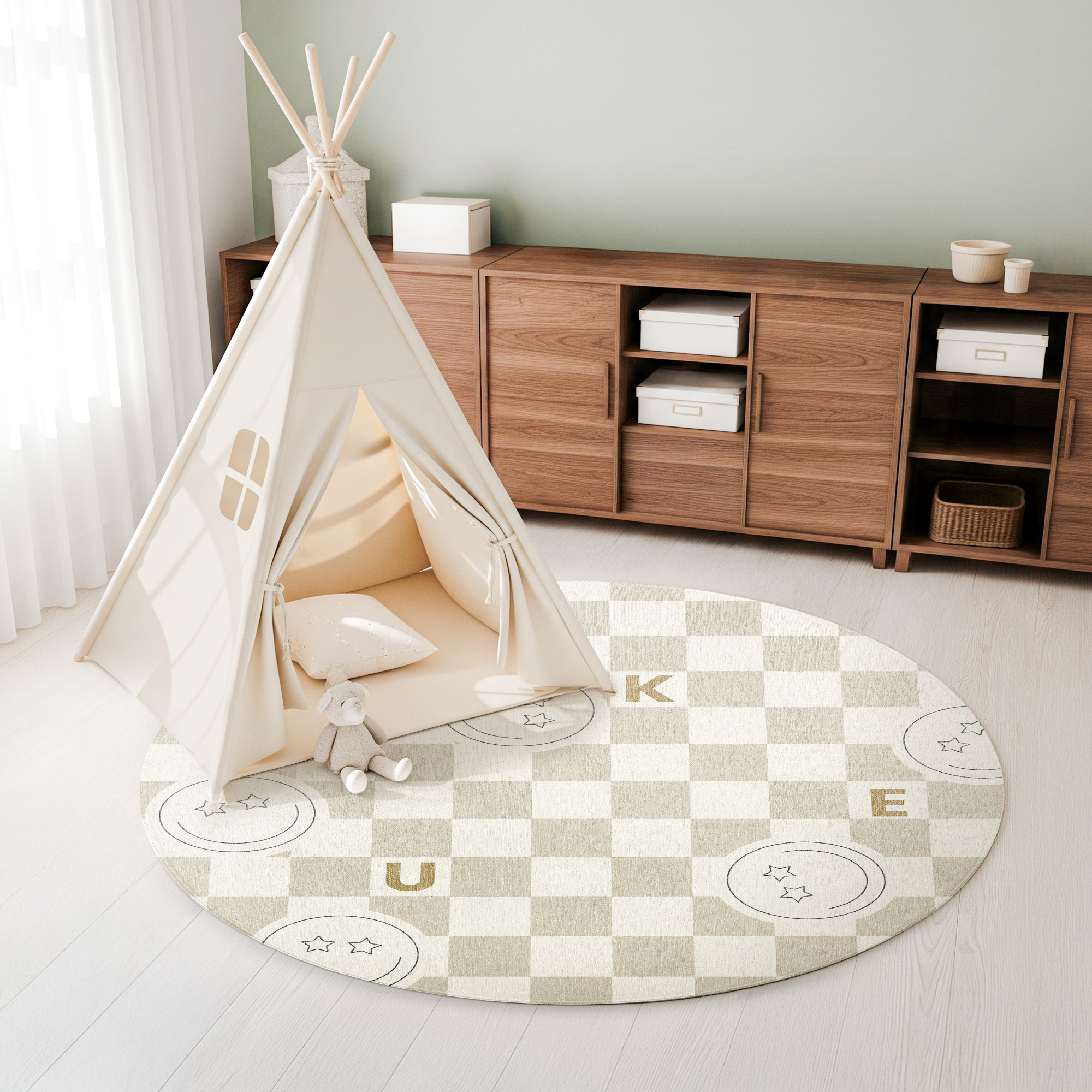 Personalisierter Spielmatte – ø 120 cm