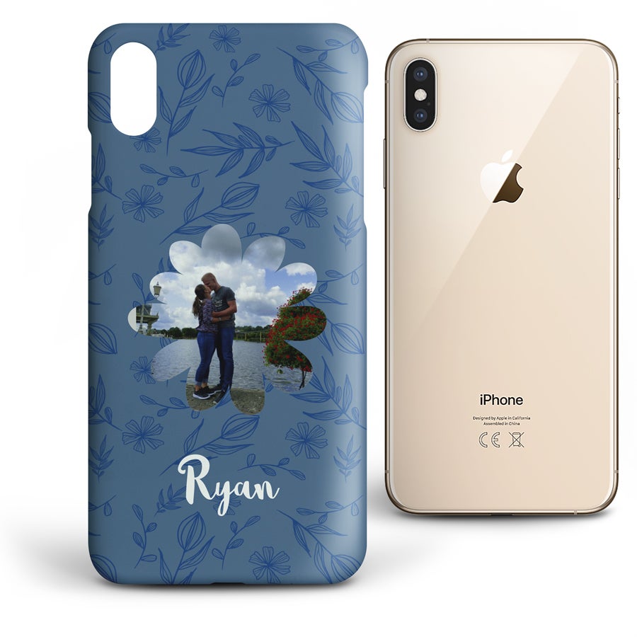 Yksilöitävä puhelimen suojakuori - iPhone XS Max (Täysin painettu)