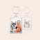 Personalised key ring - Acrylic - Double-sided - 3 pcs Personalised key ring - Acrylic - Double-sided - 3 pcs