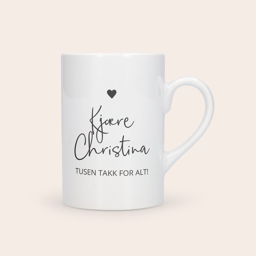 Personlig krus for te Personlig krus for te