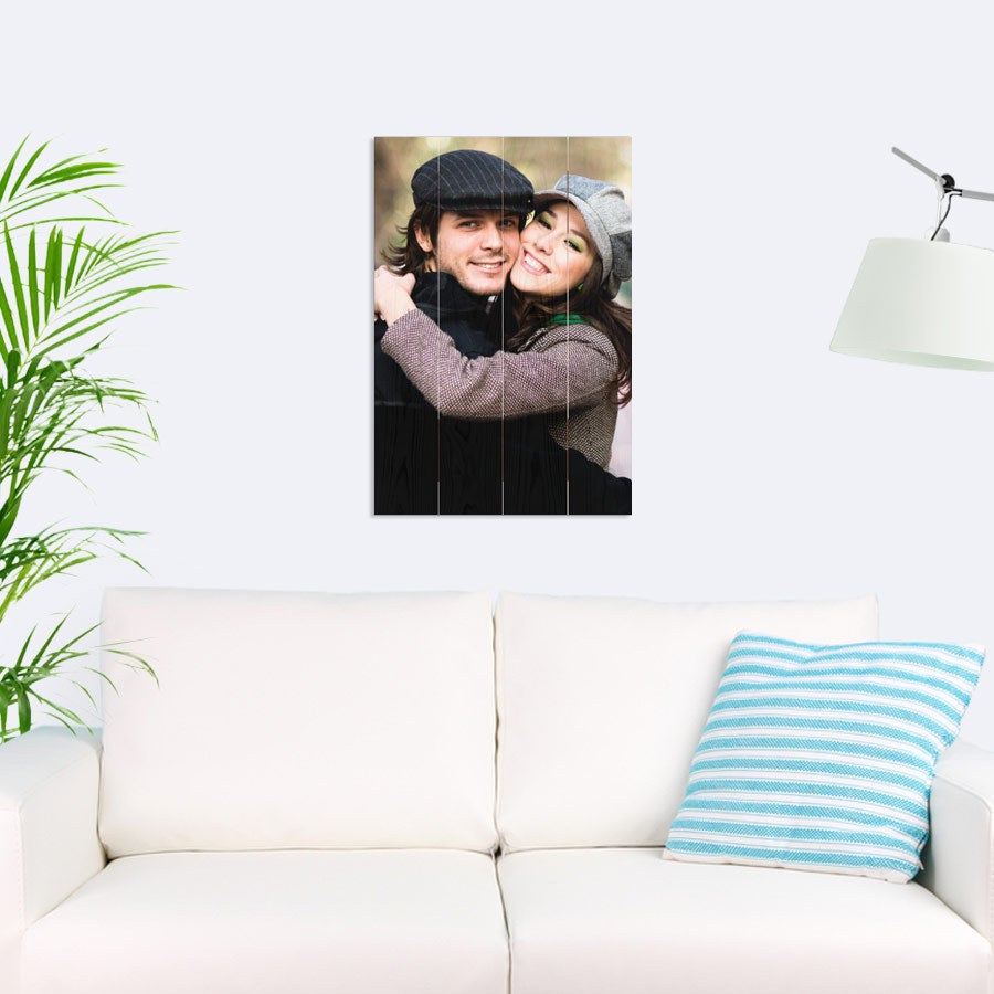 Impression photo sur bois - planches (40 x 60 cm)