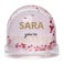 Personalised snow globe - Hearts