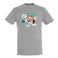 T-shirt papi - Homme - Gris - L