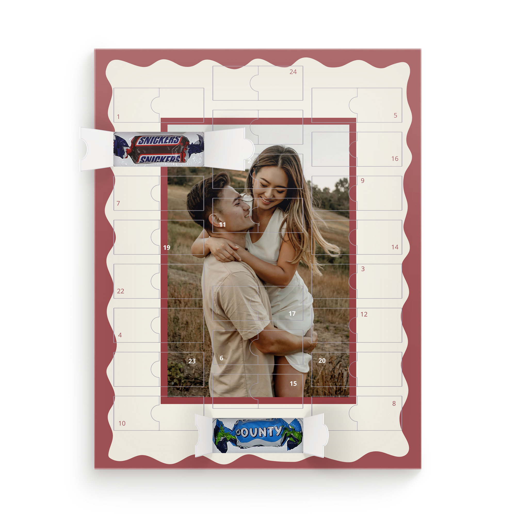 Gepersonaliseerde Mars Miniatures adventskalender