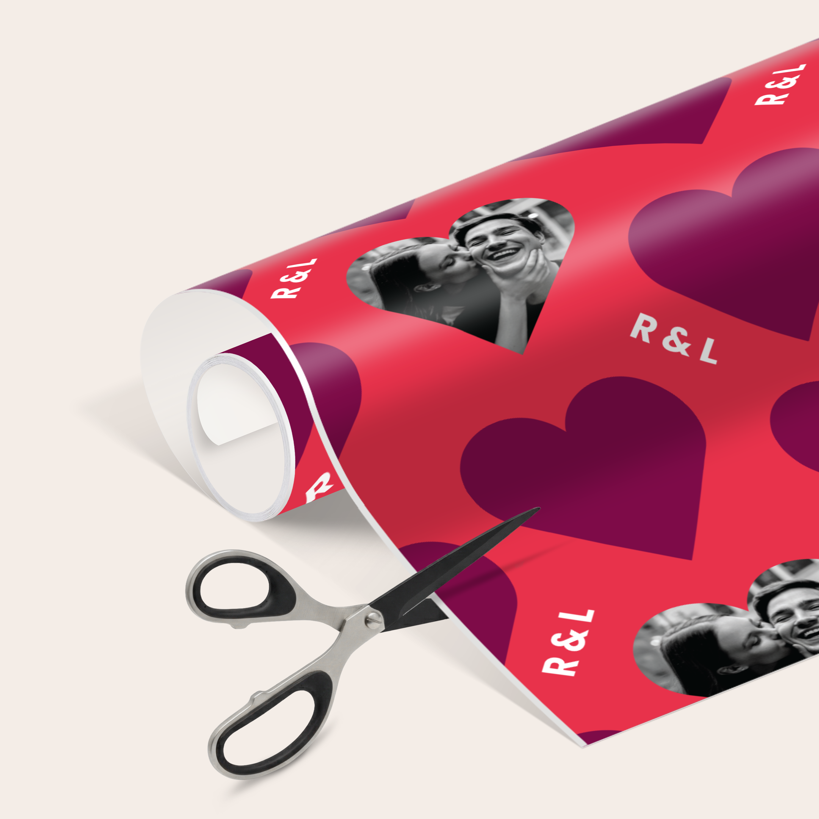 Personalisiertes Geschenkpapier