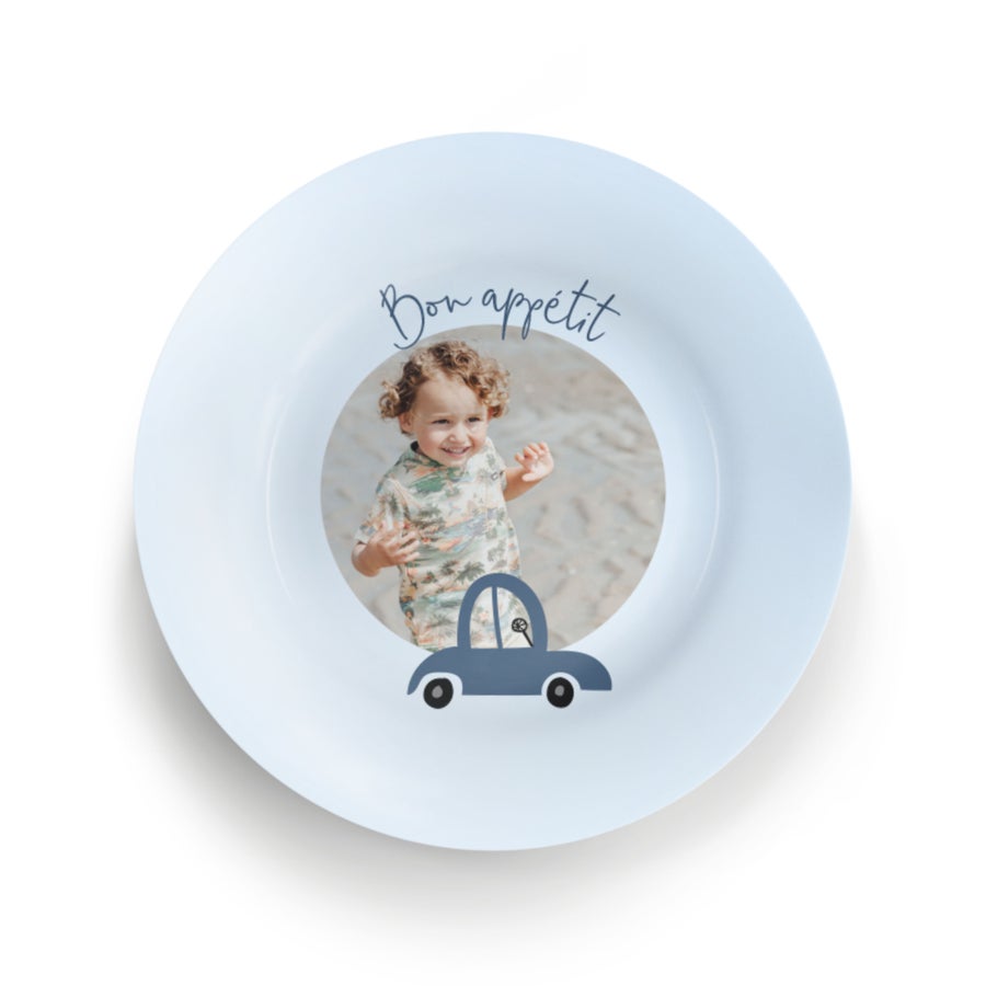 Assiette enfant personnalisée 