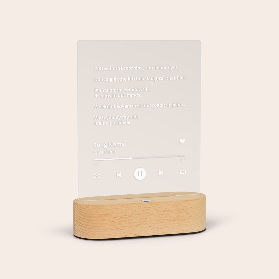 Lamp met Spotify design bedrukken Lamp met Spotify design bedrukken