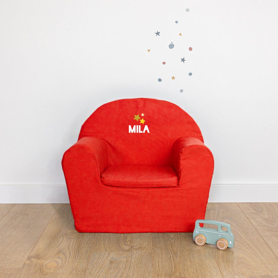 Personalised Children's Chair - Red