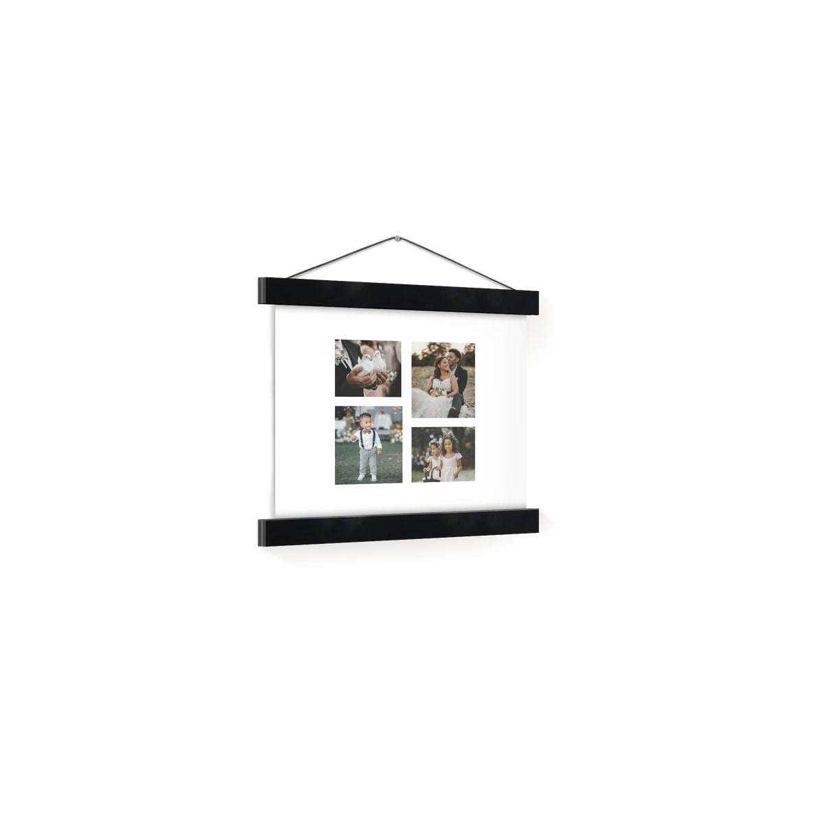 Personalizowany plakat z lakierowanym magnetycznym wieszaczkiem 20 x 20 cm