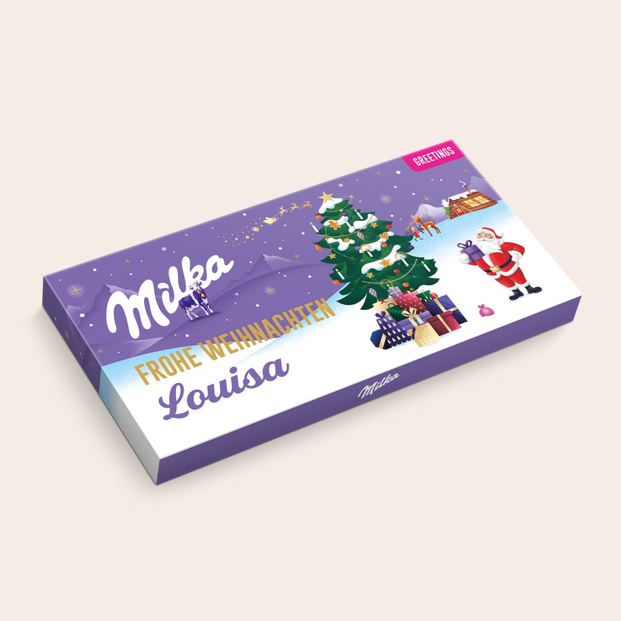 Milka tafel personalisieren - Haselnuss Milka tafel personalisieren - Haselnuss