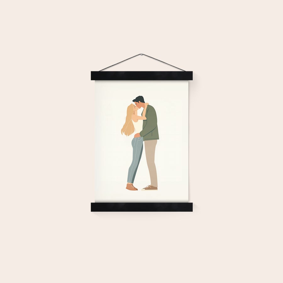Póster personalizado con colgador Póster personalizado con colgador