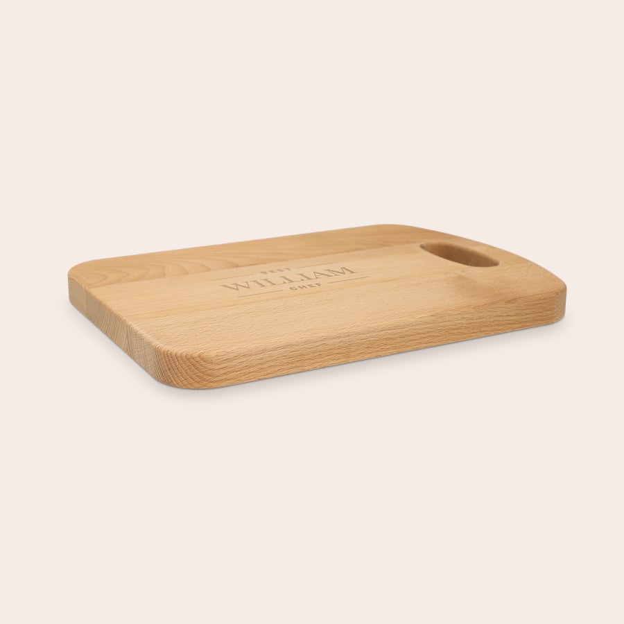 Personalised wooden chopping board Personalised wooden chopping board