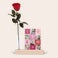 Infinity roos met foto standaard Infinity roos met foto standaard