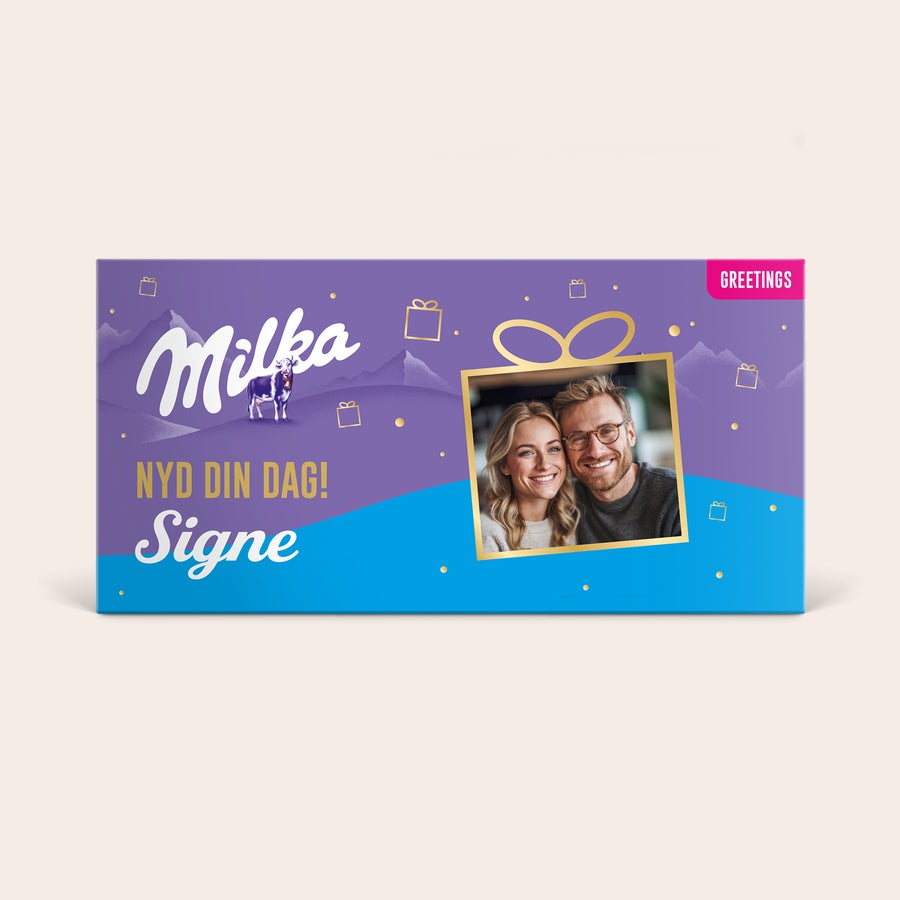 Personlig mælkechokolade - Hasselnød Personlig mælkechokolade - Hasselnød