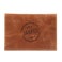 Personalised business card holder - Leather - Brown - Engraved