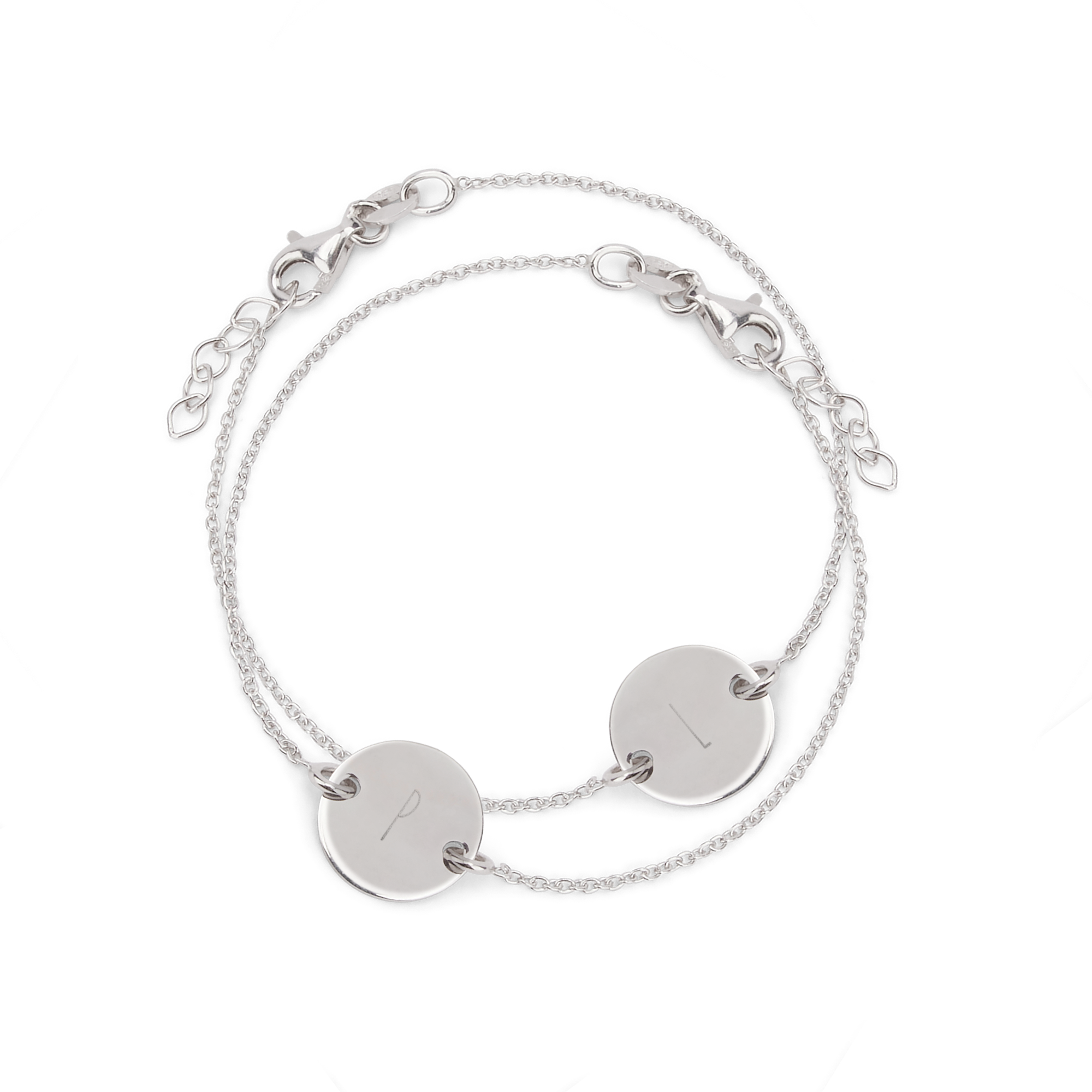 Braccialetti in argento Inciso - Mamma & Figlia