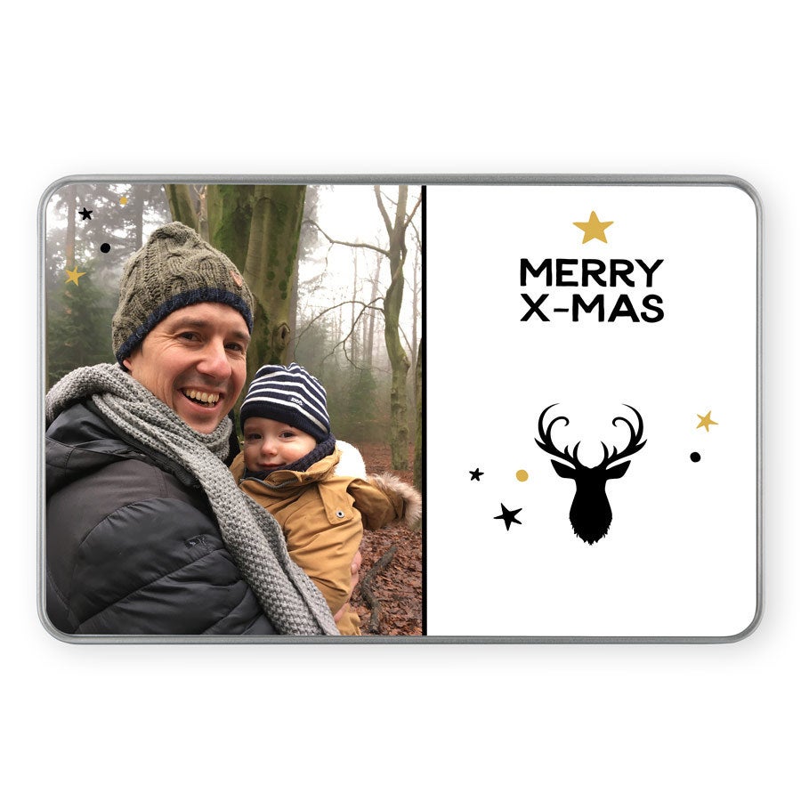 Personalised gift tin - Christmas Personalised gift tin - Christmas