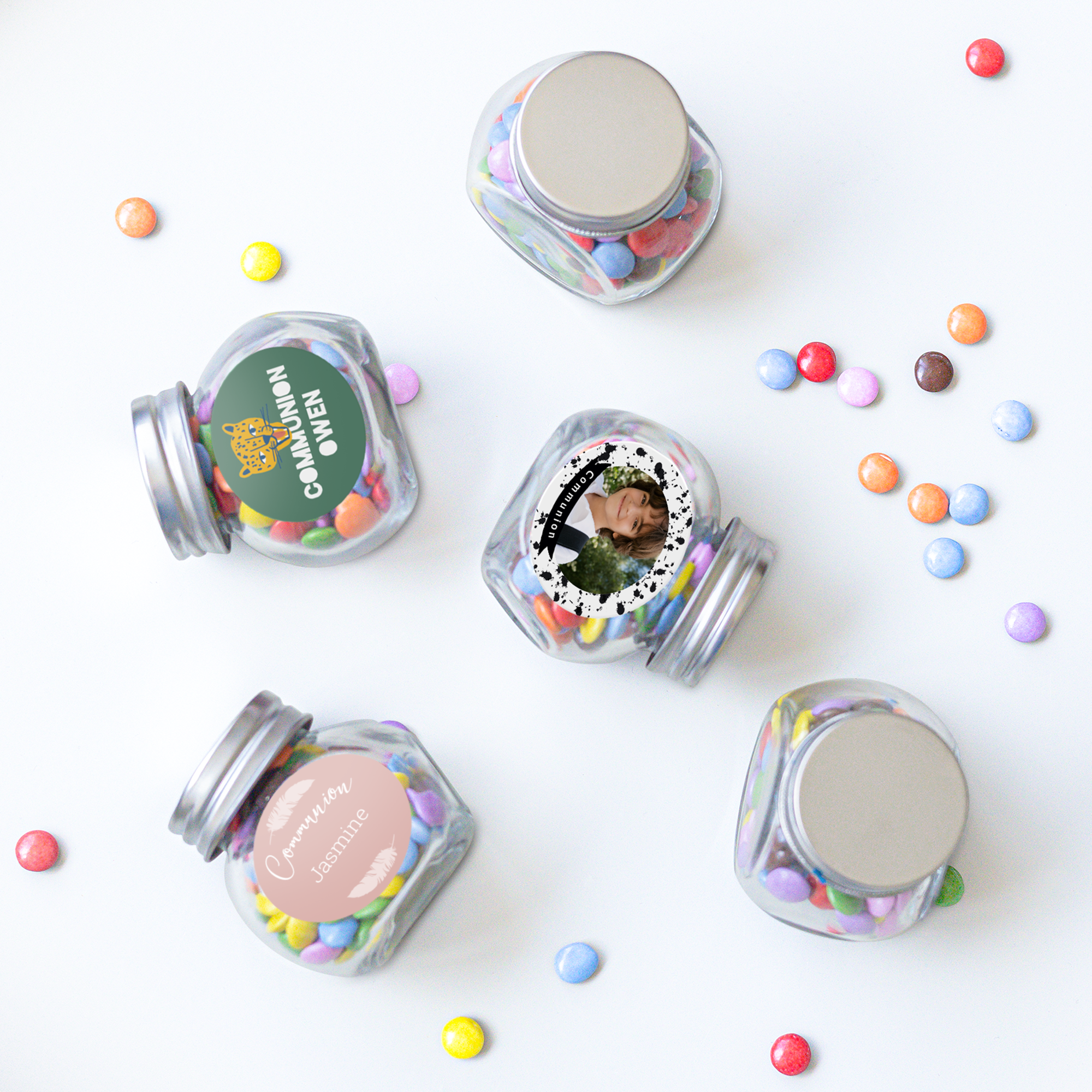 Chocolates in personalised Glass Jar YourSurprise