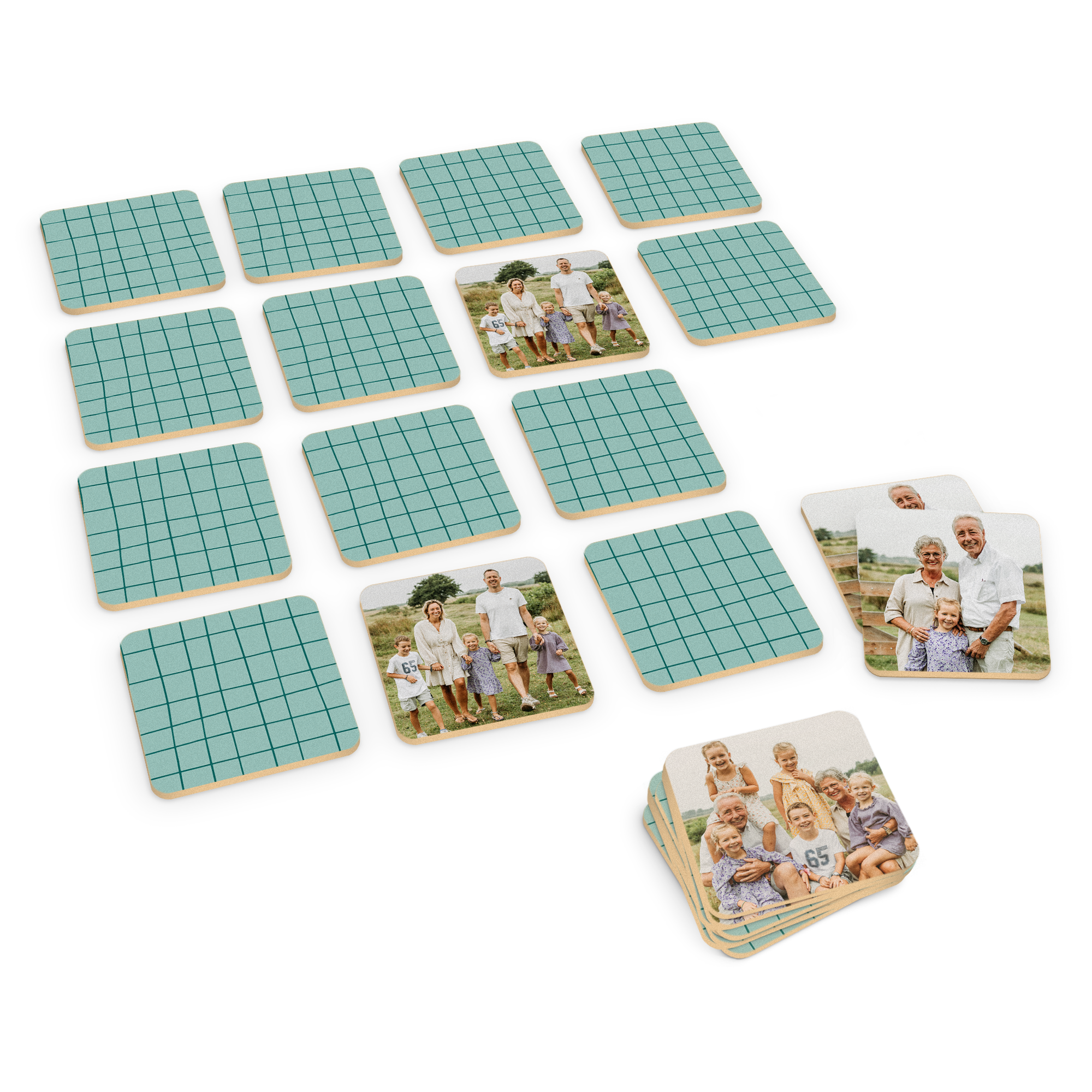 Jeu memory personnalisé avec photo - 15x2