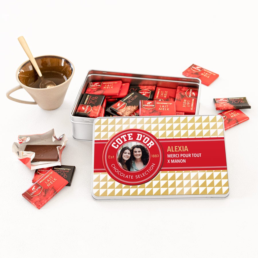 Cadeau original pour nounou chocolat message : papeterie-cartes