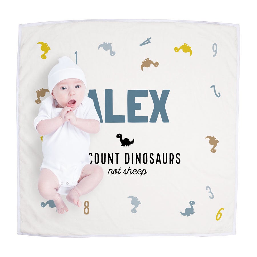 Personalised baby blanket 