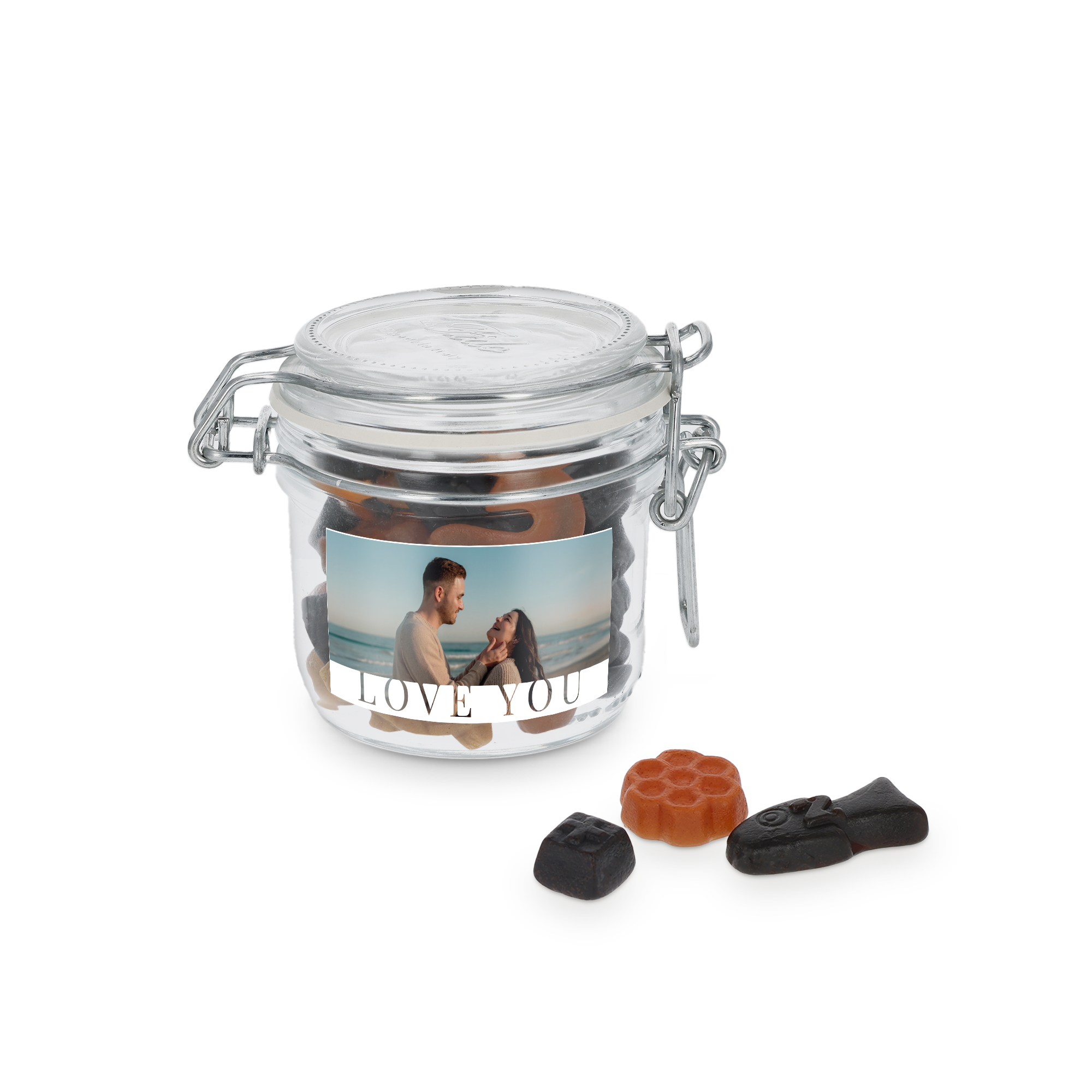 Tarro de caramelos personalizado