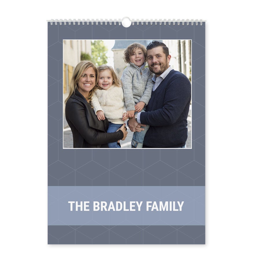  Personalised birthday calendar - A3