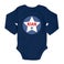 Body manica lunga bambino - Navy (50/56)