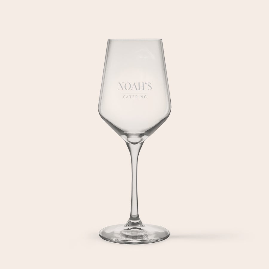 Witte wijnglas graveren Witte wijnglas graveren