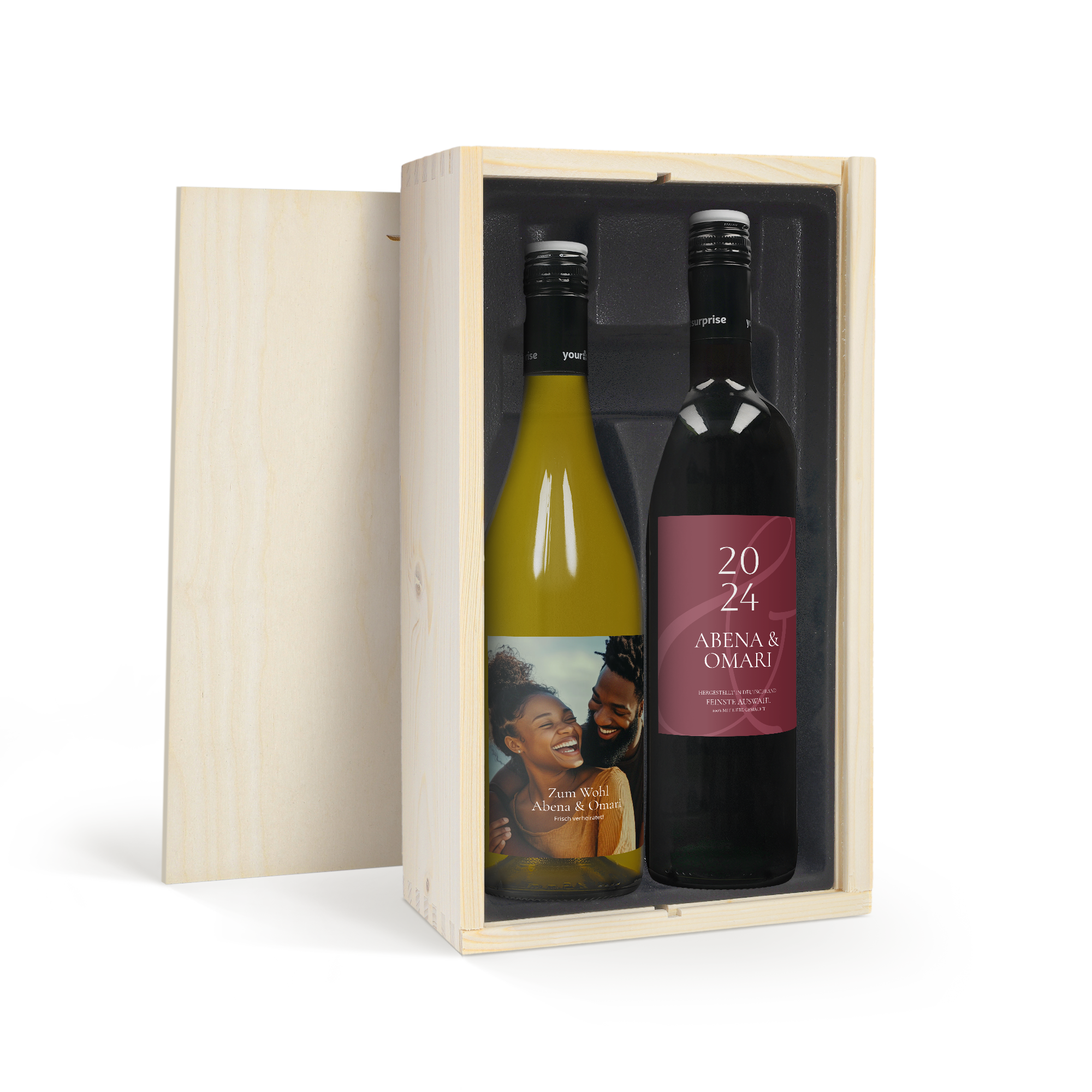 Wein Maison de la Surprise Chardonnay & Merlot Geschenkset
