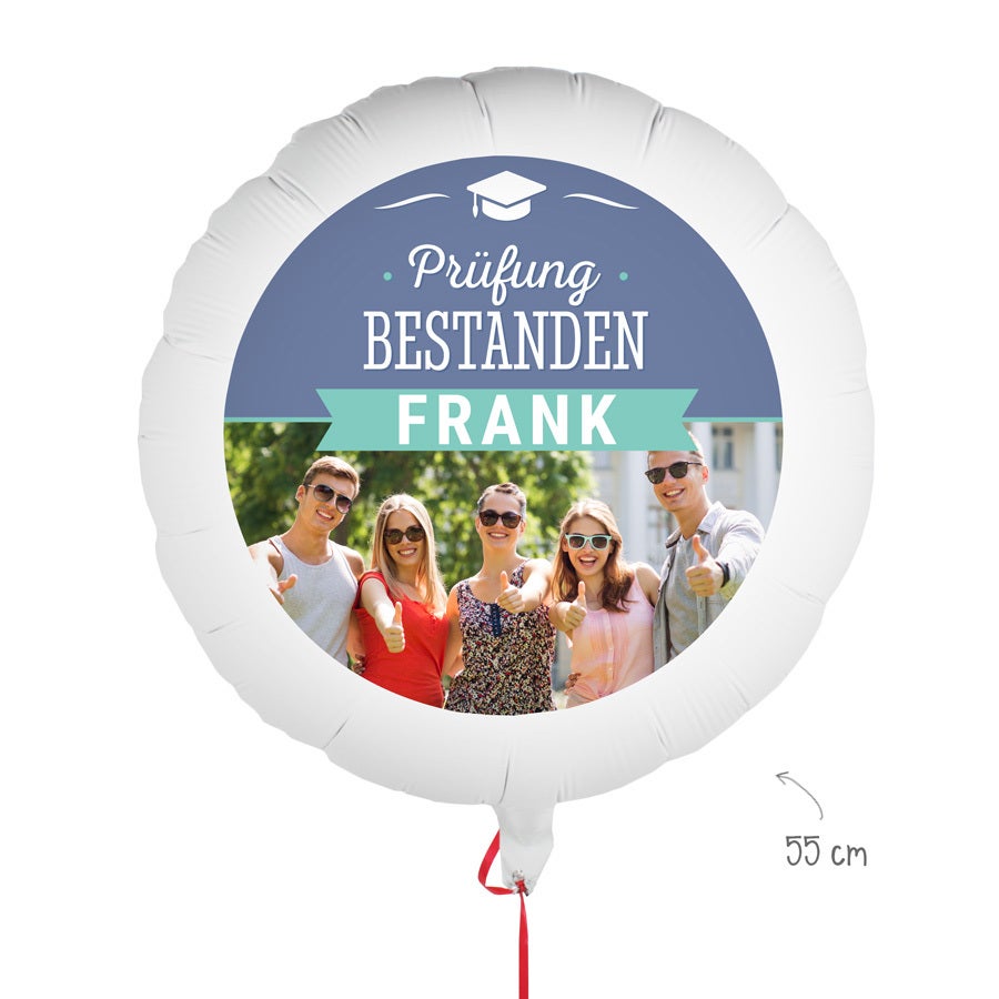 Ballons bedrucken - Prüfung bestanden Ballons bedrucken - Prüfung bestanden