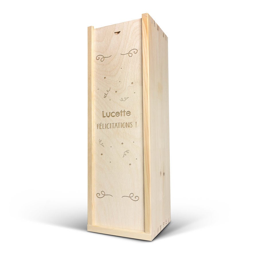 Coffret champagne personnalisé - Moët et Chandon Brut -  375ml