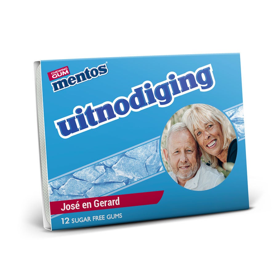 Gepersonaliseerde Mentos kauwgompakjes