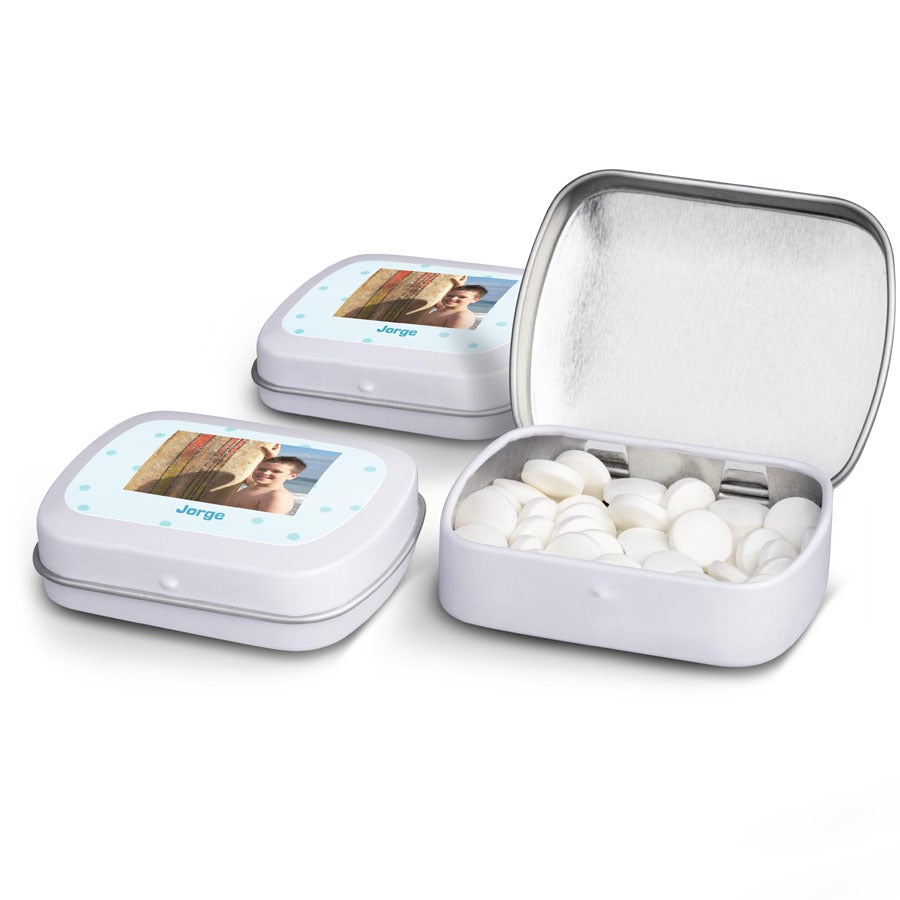 Latas personalizadas - Menta - Set de 10