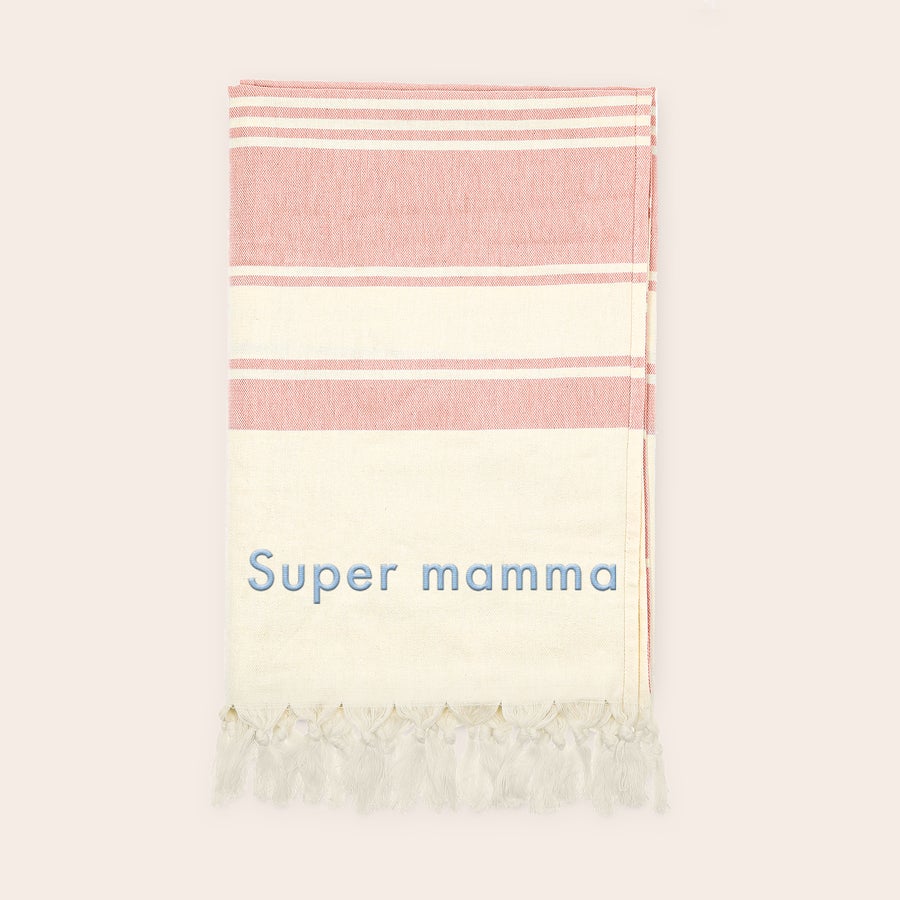 Hammamhandduk med namn Hammamhandduk med namn